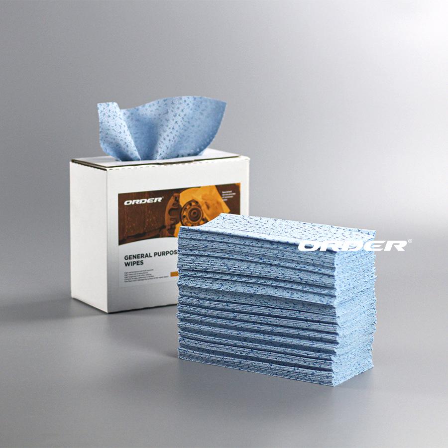 Heavy Duty Oil Absorbing Cloth - Lint-Free, Oil Stain Cleaning Paper 200 sheets/box, fold/take-out