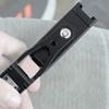 Universal Aluminum Phone Mount Double Cold Shoe Adapter 360 Rotate Design for Video Photography & Video Recording