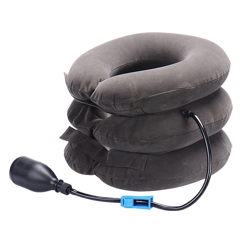 Comfortable Inflatable Air Neck Stretcher Cervical Neck Traction Brace Neck Massage Office For Home Relief Decompression