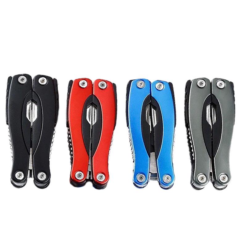 Compact Foldable Multi-tool: Aluminum Shell Pliers & Knife