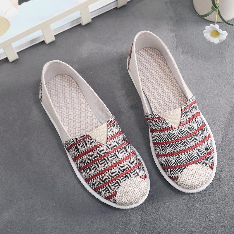 25 New Women's Slip-on Canvas Shoes - Non-slip, Soft Sole, Versatile for Spring and Autumn