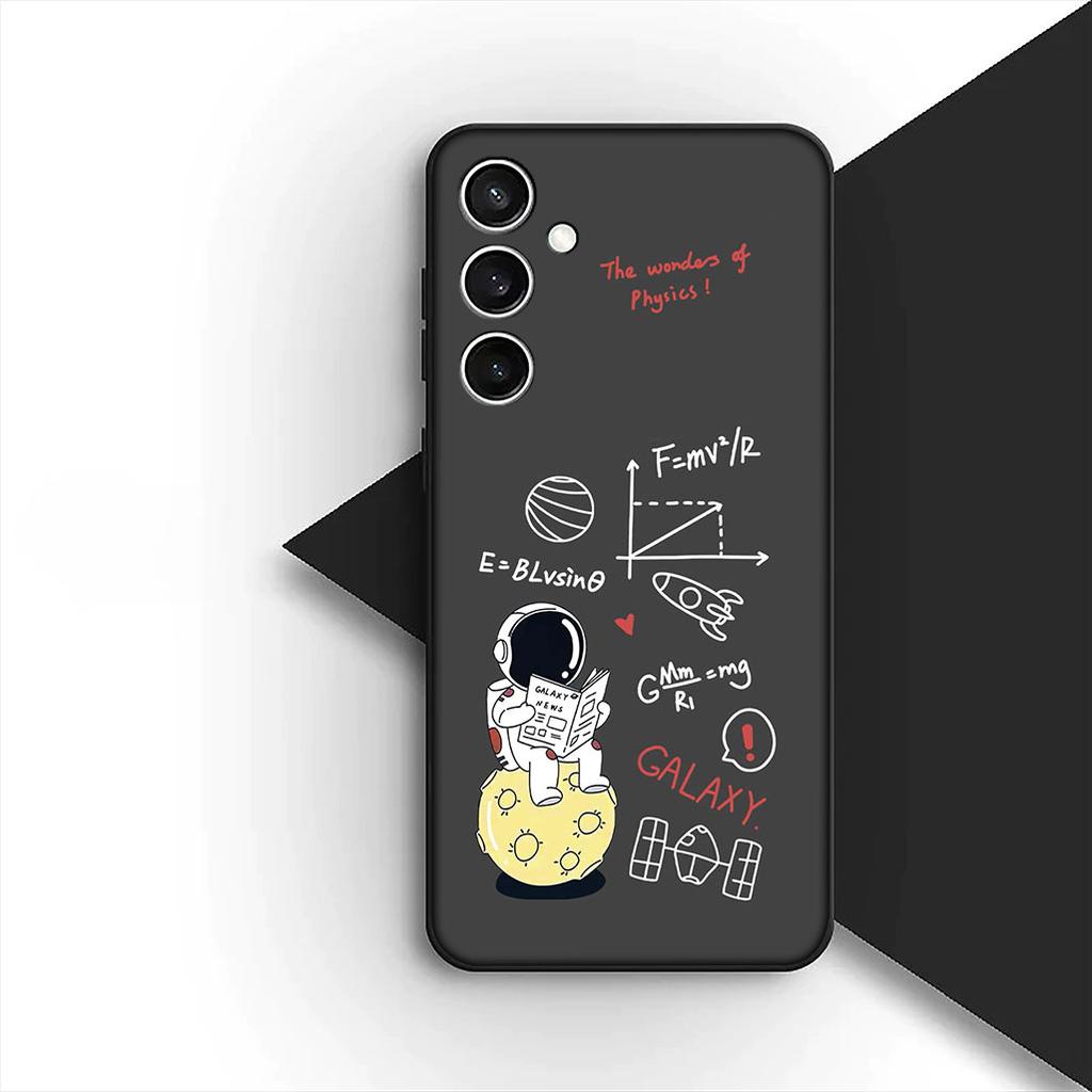 for Samsung Galaxy S20 S22 S21 FE Ultra Plus A07 A17 A15 A16 A25 A57 A37 Phone Cover Case Universe Galaxy Moon Astronaut Stars