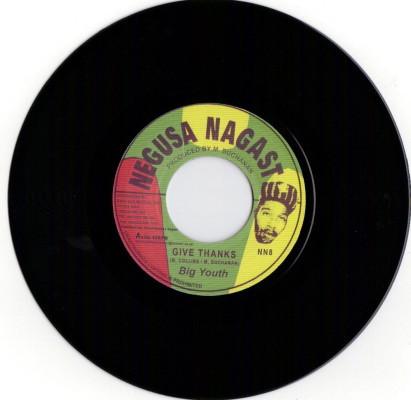 

7inch Record BIG YOUTH Give Thanks NN8 Negusa Nagast UK Reggae Ska Dub Used