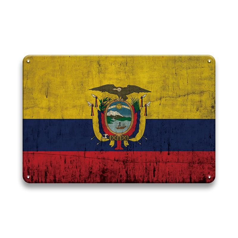 INEED Decor Land Vlag Vintage Posters Plaquette Metalen Bord Muur Kunst Decoratie Tin Bord Bar Pub Woonkamer Thuis Ijzer schilderen