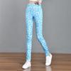 Cuihua 2024 Elastic Waist Slimming Plaid Pencil Pants for Women