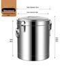 Large Capacity Stainless Steel Insulated Bucket for Porridge, Rice, Tea, and Hot Water