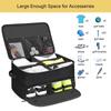 Golfs Car Storage Organizer Golfs Car Locker 2 Layer Golfs Trunk Organizer with Individual Compartment for 2 Pair Shoes