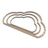 3 pieces Children Kids Shape Weaving Knitting Loom Tool for DIY Tapestry Wall Hangings Home Ornament