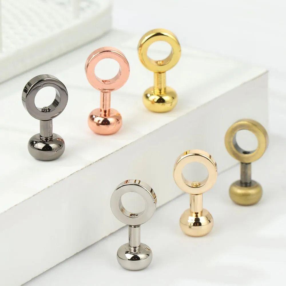 

Copper Replace Chain Buckle Round Zipper Transform Buckle Easy Operation Female