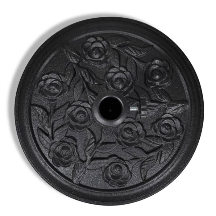 VidaXL Socle de parasol rond Résine