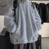Lamb's Fleece Jacket Pánské modely Podzimní a Zimní korejská verze Volné Hezké Pánské Zimní Plus Silná Bunda