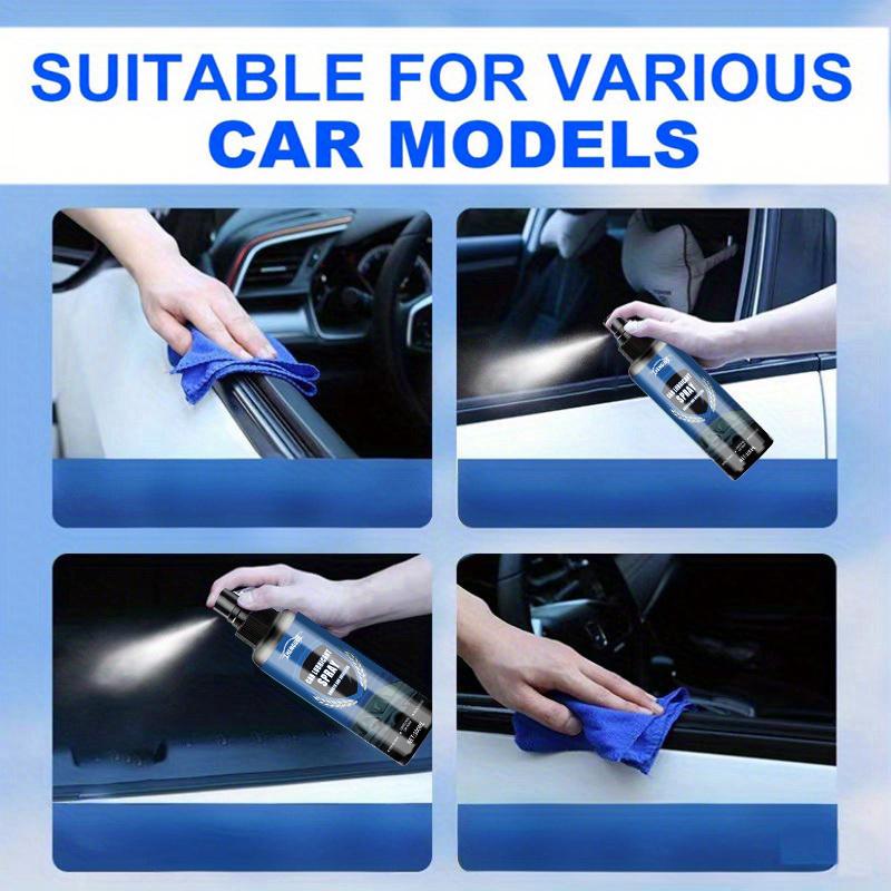 Car Lubricating Spray - Suitable for Car Windows and Sunroofs, Door Tracks, Mild Neutral Lubricating Care Agent, Noise-Free - 100ml, Compr