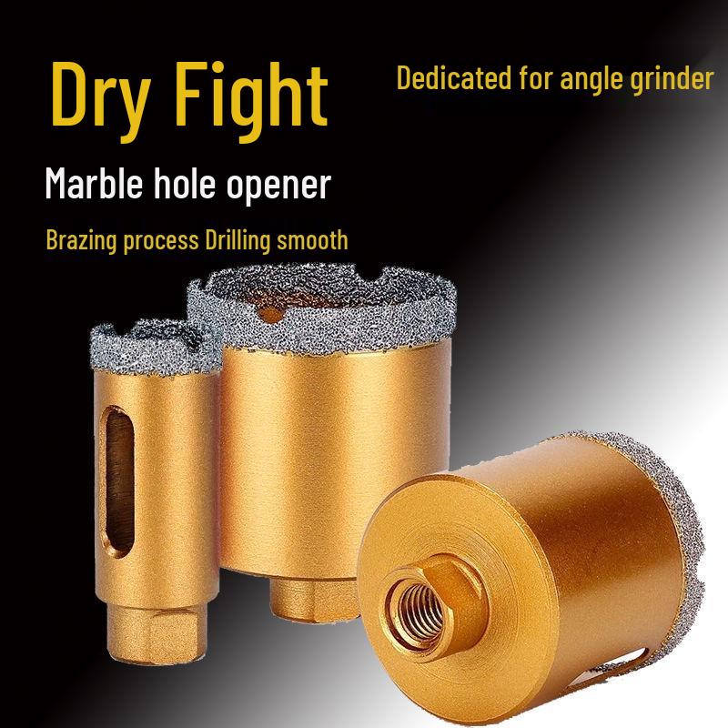 Dual-Purpose Angle Grinder Drill Bit for Porcelain, Granite, and Vitrified Tiles