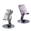 All-Metal Foldable Rotating Desktop Phone & Tablet Holder for Lazy Persons, Universal for Study & Live Broadcasts
