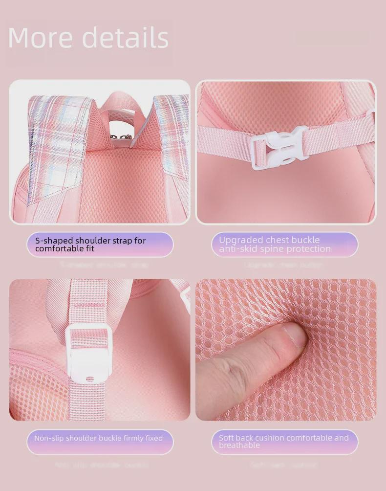 Lightweight Cute Style School Backpack for Primary School Girls by Kafani