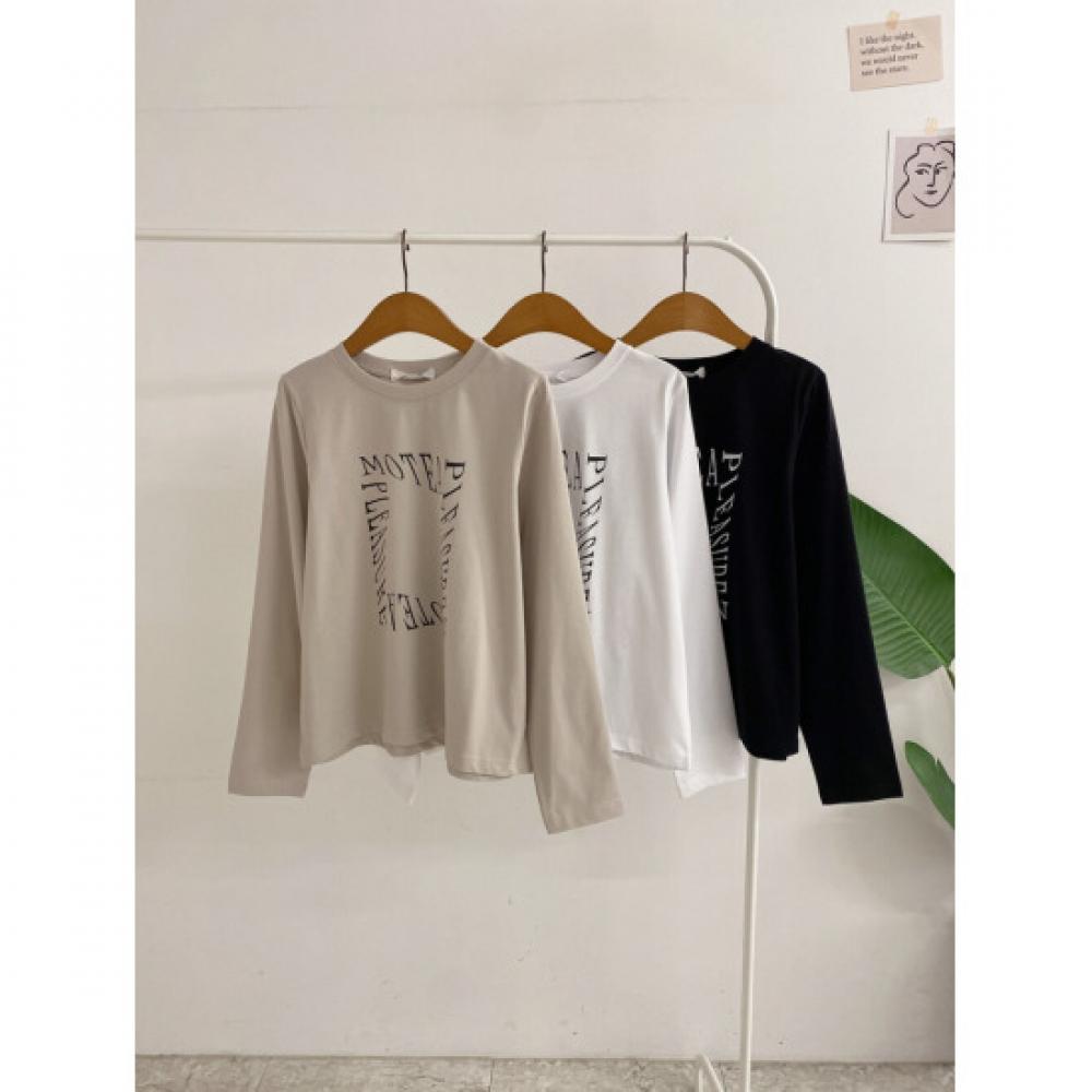 Honey J GadalT LeTTering Long Sleeve T shirT