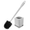 Toalettborste med långt handtag och bas Rosa Plast Rengöringsverktyg för Badrum WC Hörnspår Hem Hotell Urinalunderhåll