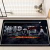 A-Attack On Titan Entrance Door Mat Nordic Style Home Doormat Bathroom-Toilet Mats Bedroom Hotel Decor Mat