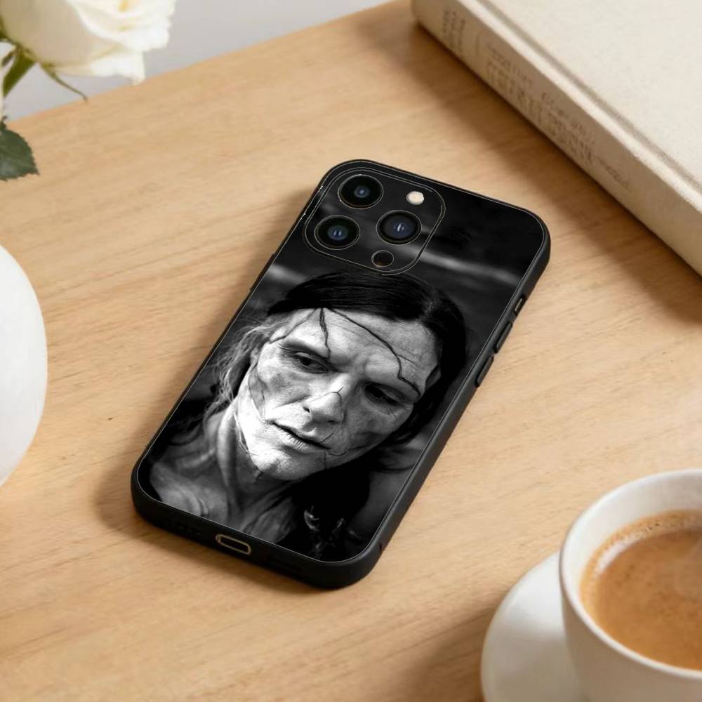 Frankenstein-The Creature guillermo del toro Phone Case For iPhone 16,15,14,13,12,17,Pro Max,Plus Silicone Black Case iPhone15promax
