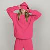 Unisex Hooded Sweatshirt With Built-in Eye Mask, Casual Long Sleeved, Solid Color Sports Pullover, Loose Fit Sweatshirt