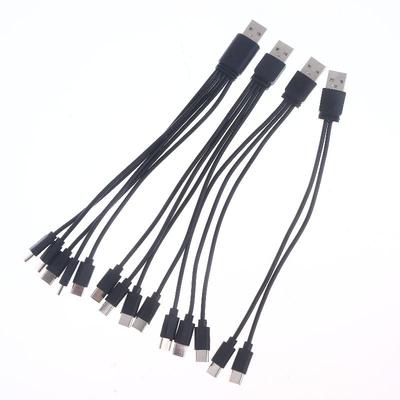1/2Pcs 20Cm Usb To Type-C Splitter Adapter Cable 2/3/4/5 Port Usb C Splitter Cable Usb To Type C Multiple Charging Cable