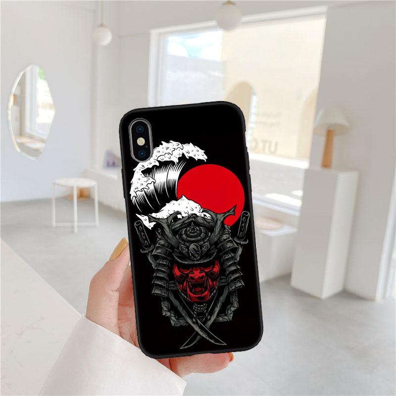 MY17 Japan Samurai Mask Phone Case for Samsung Galaxy A11 A12 A13 A15 A52S A53 A55 A56 A70 A71 A72 A73 F06 F16 F56 S10 Plus S10e