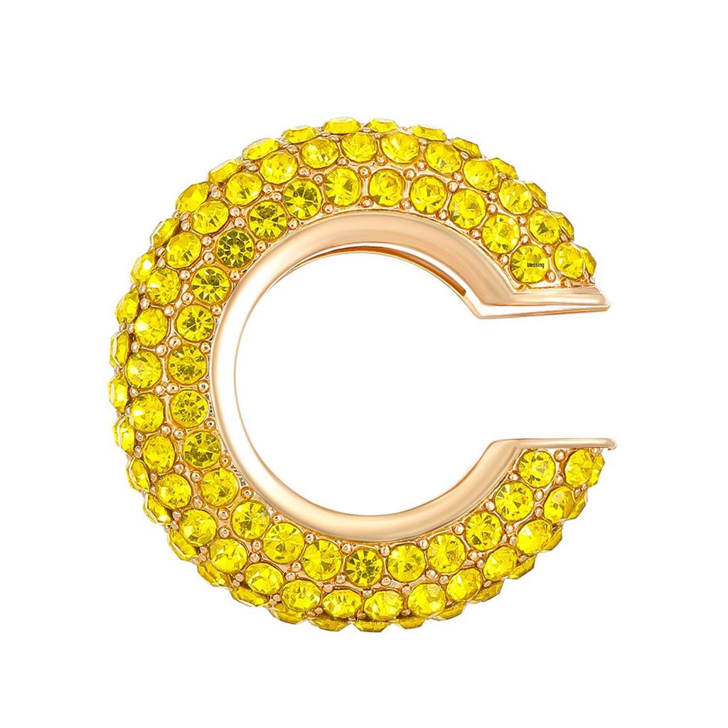 European & American Popular C-shaped Rhinestone Ear Cuff Earrings, No Piercing Needed for Women