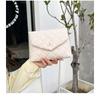 Embroidered Square Shoulder Bag - Korean-Style Crossbody Purse for Women