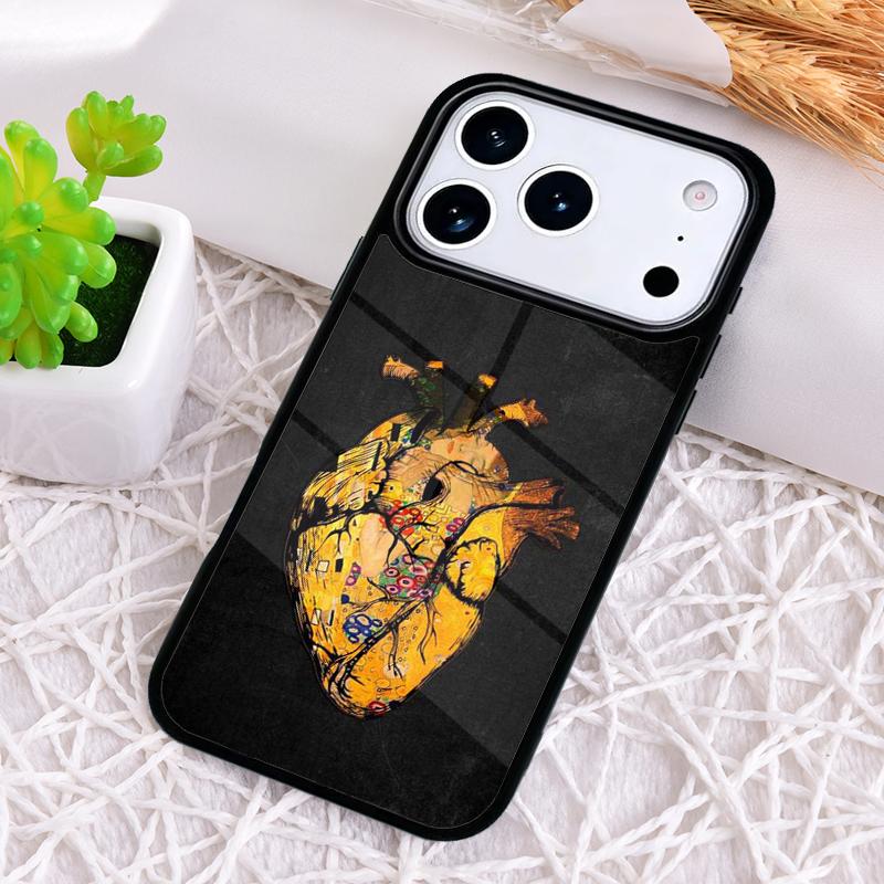

Heart Art Phone Case for iPhone 17 Air 16 15 11 12 14 13 Pro Max Shockproof Cover iPhone 14