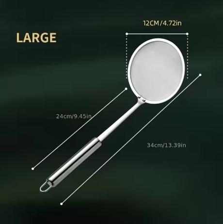 

304 Stainless Steel Fine Mesh Filter, Multi-Function Colander for Juice, Coffee, Tea, & Vegetables, Kitchen Accessories