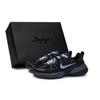V2K Run Cushioning, Wear Resistant Low Top Running Shoes Unisex Black Blue FD0736-001(Team80-S-BOX)