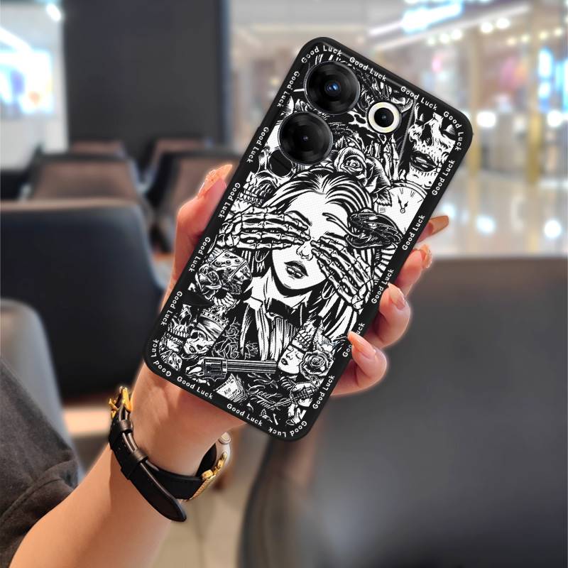 

Silicone Durable Phone Case For Tecno Camon20 Pro 5G/CK8n Cartoon Shockproof Full wrap Cute Dirt-resistant Protective Tecno Camon20 Pro 5G/CK8n