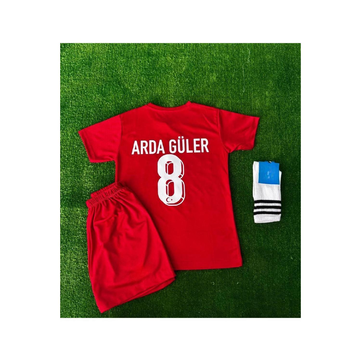 

2024 European Championship Arda Gler Red Jersey (Jersey Shorts Socks) 3-4 Yaş чистый