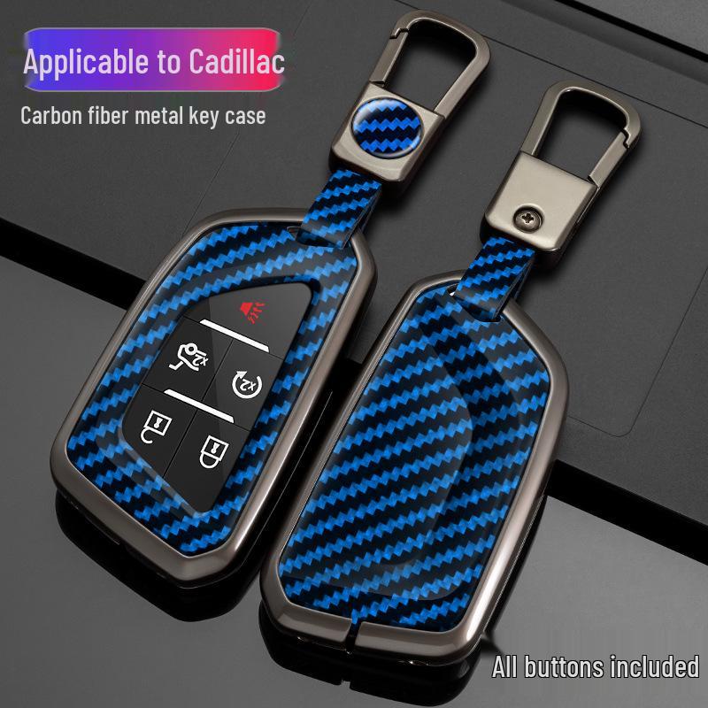 Cadillac Key Case: Fits XT5, CT5, XT6, XT4, CT ATSL, CT4, XTS - Shell Bag with Buckle