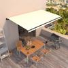 VidaXL Manual Retractable Awning Patio Awning Balcony Awning Veranda Garden Outdoor Patio Window Shading 3069217