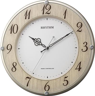 Wall Clock Radio Controlled Clock Silent Live Rinature Wood Grain Finish 8MY506SR23 32.0×4.7cm