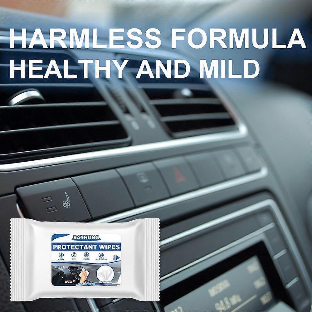 Limited time!!Rayhong Car Interior Wipes Glass Leather Interior Renovation Sofa Instrument Steering Wheel Maintenance Cleaning