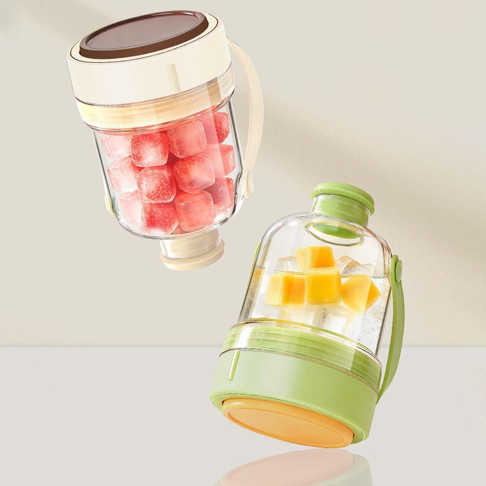Anti-leakage Water Bottle Ice Cube Tray Water Injection Ice Cube Mold Ice Tray Mold  Summer