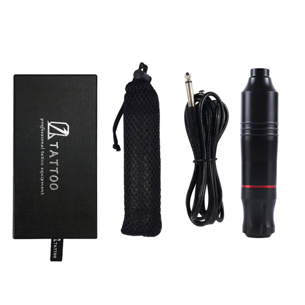 Portable Tattoo Kit Tattoo Machine Pen Power Supply Foot Pedal Clip Cord Tattoo Needles Tattoo Ink Cups for Tattoo Beginners