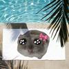 Sad Hamster Meme Cute Towel Quick Drying Beach Towels Are Suitable For Swimming Pools Camping Yoga And The Gym