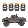Brass Wheel Hub Adapters Balance Weights for 1/24 SCX24 Remote Control Crawlers Car Upgraded Accessories 4Pcs