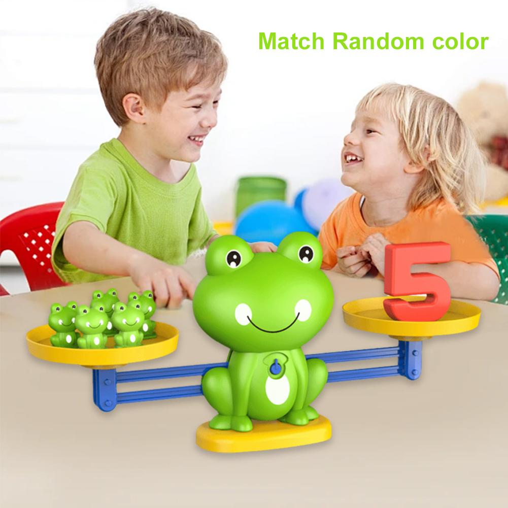 Digital Frog Balance Toy/Scales Math Toys Groove Calligraphy Early Education Puzzle Addition And Subtraction Enlightenment Teach