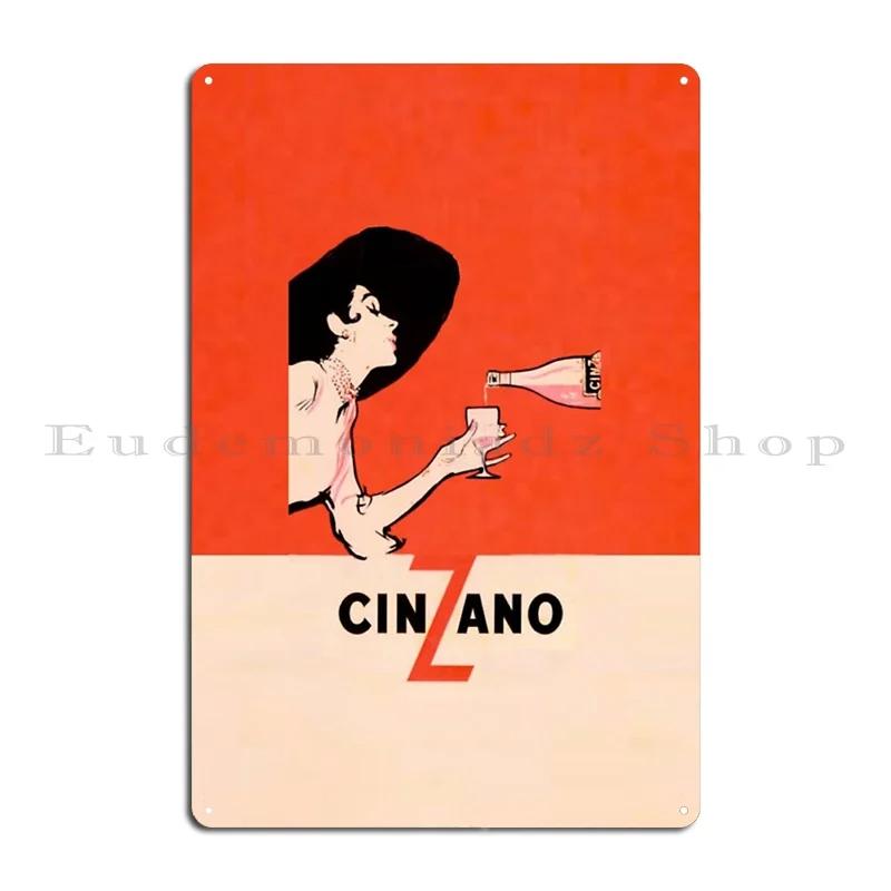 Cinzano Metal Signs Cinema Decoration Cinema Iron Plaques Tin Sign Poster 20x30cm