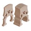 Yibuy 5er-Pack Holzfarbe Volle Größe 44 Musikinstrument Ahorn Cello Steg