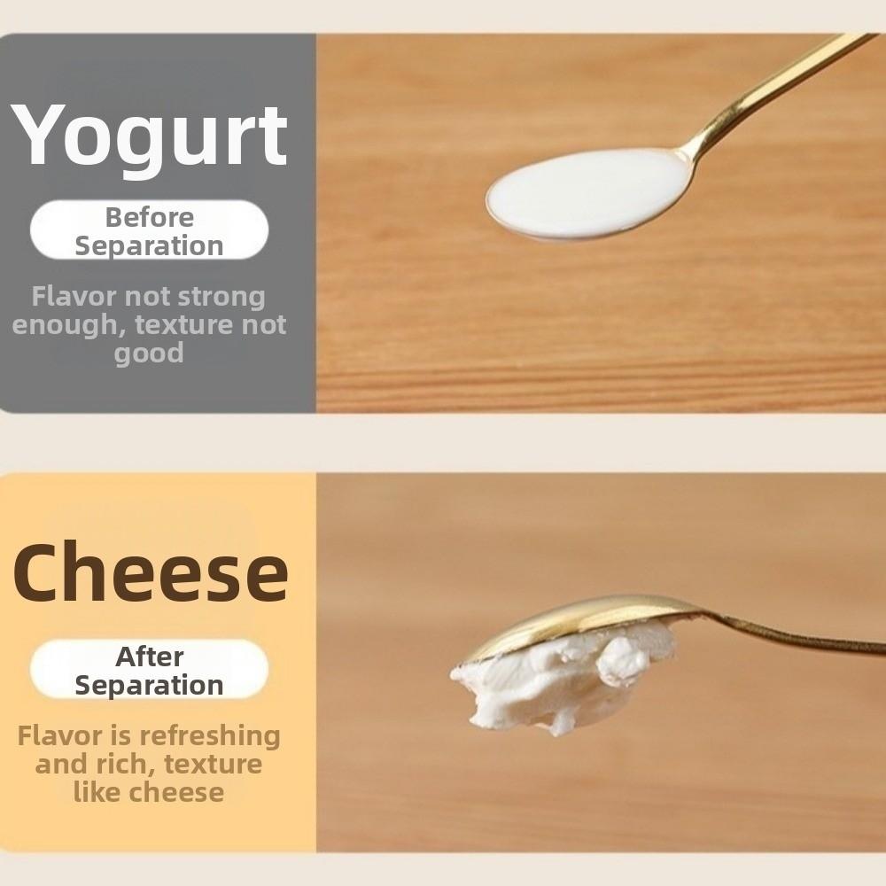 With Lid Whey Separator Reusable Cheese Yogurt Filter Greek Yogurt Strainer  Kitchen Use