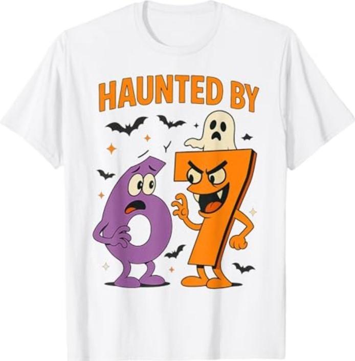 Haunted by 6-7 Six Seven Halloween 6 7 Meme T-Shirt Unisex T-Shirt S