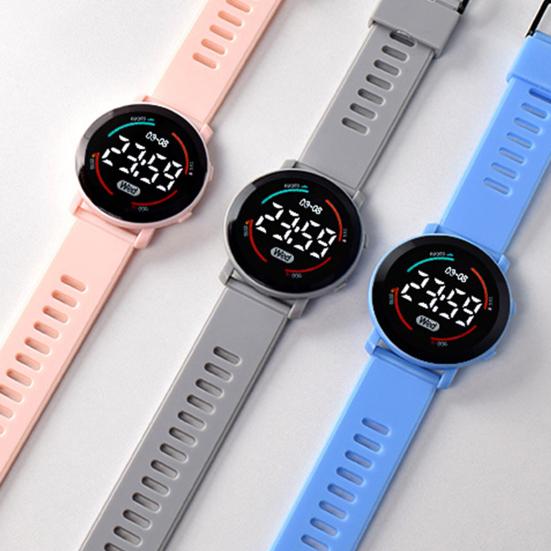 Electronic Watch Life Operation LED Sports Waterproof Button Digital Wrist Watch Birthday Gift