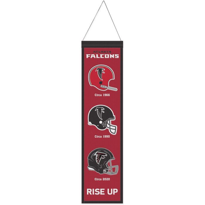 Bannière - WINCRAFT - NFL Teams EVOLUTION - Atlanta Falcons - 80x20cm - 70% Laine, 30% Polyester