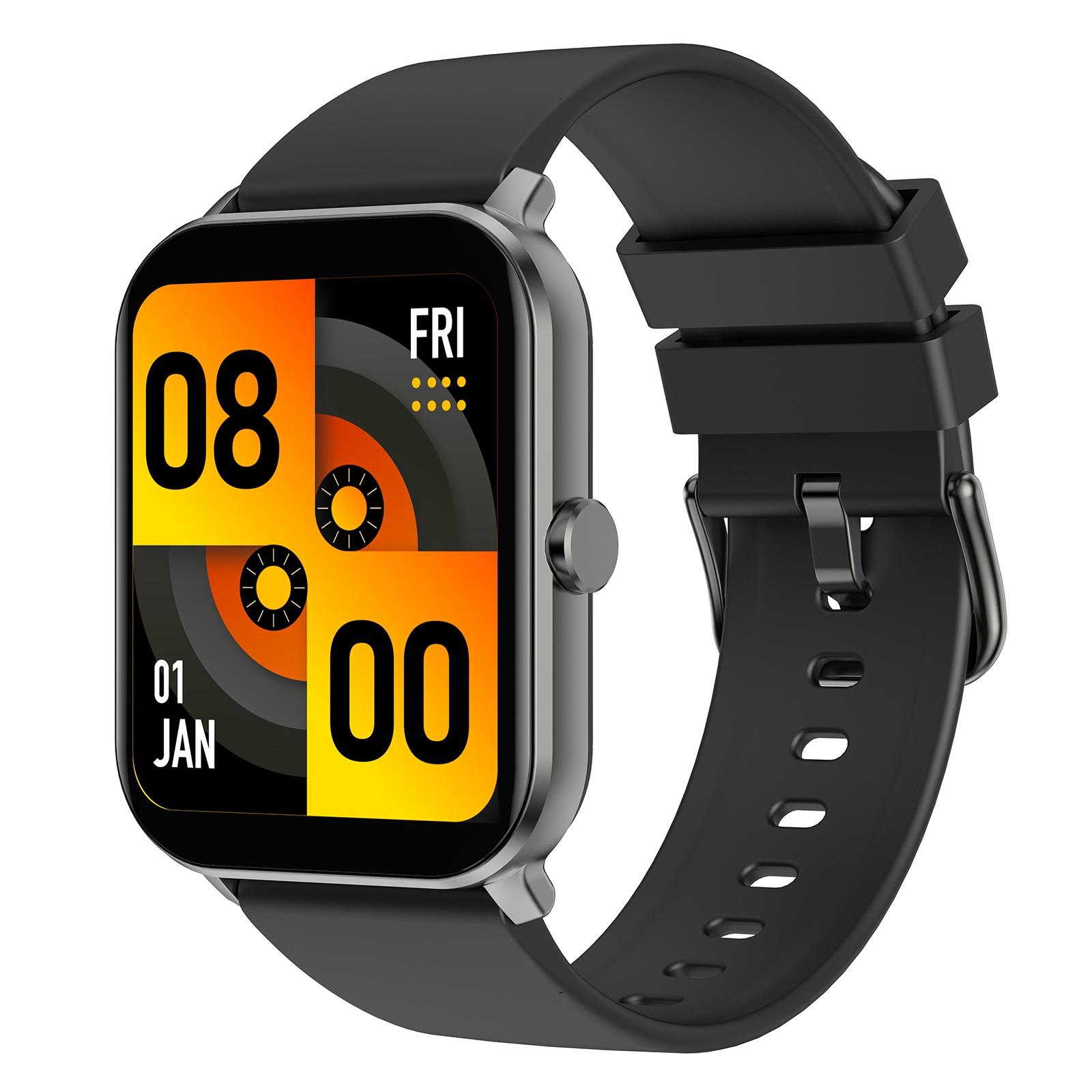 

KW105 1.69 inch TFT Smart Watch Bluetooth Call Wrist Watch IP68 Waterproof Sports Bracelet with Heart Rate Monitoring