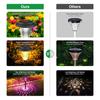 Solar Outdoor Lights Solar Lawn Pathway Light  Color Changing/Warm Light Solar Lamp Garden Waterproof Lamp Landscape Lights